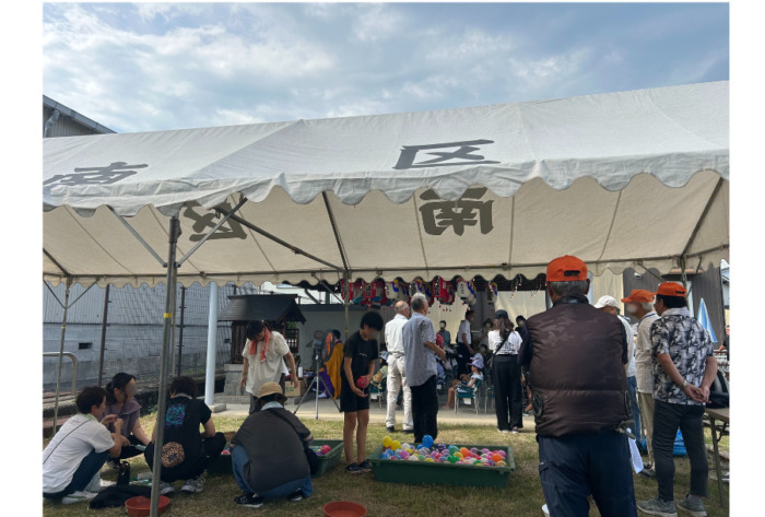 精華町南区地蔵盆に参加させていただきました！