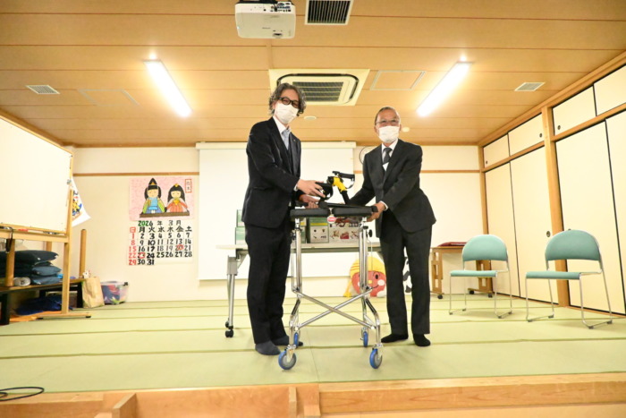 精華町社会福祉協議会デイサービスセンター様　寄贈式